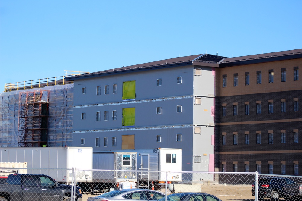 Construction of new, modern barracks building continues at Fort McCoy