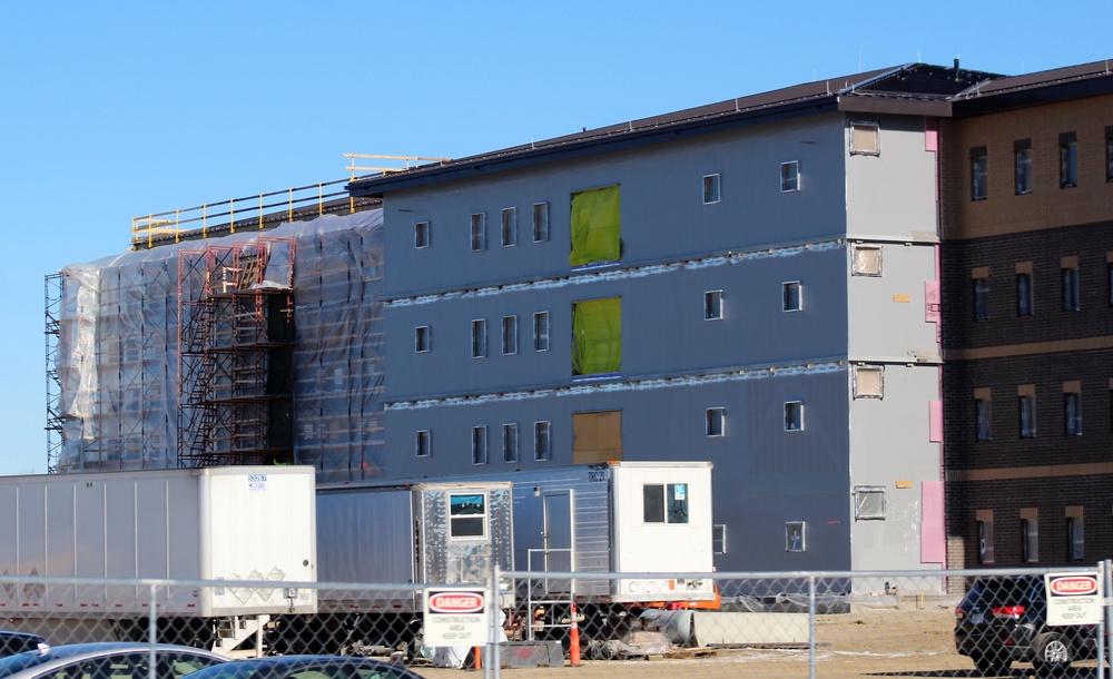 Construction of new, modern barracks building continues at Fort McCoy