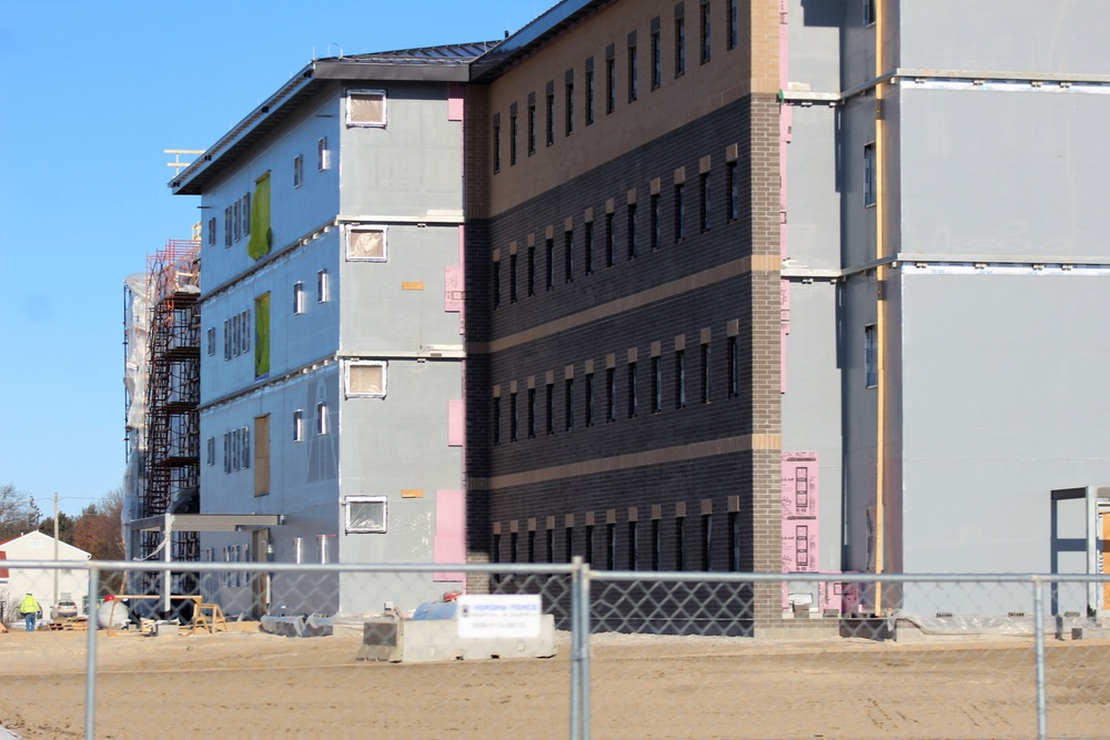 Construction of new, modern barracks building continues at Fort McCoy