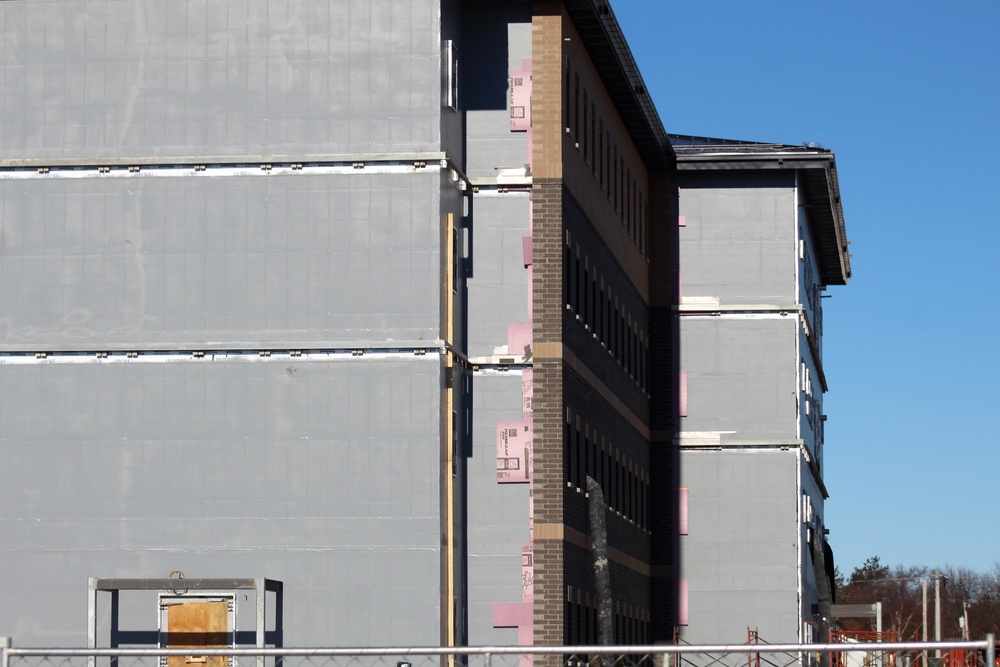 Construction of new, modern barracks building continues at Fort McCoy