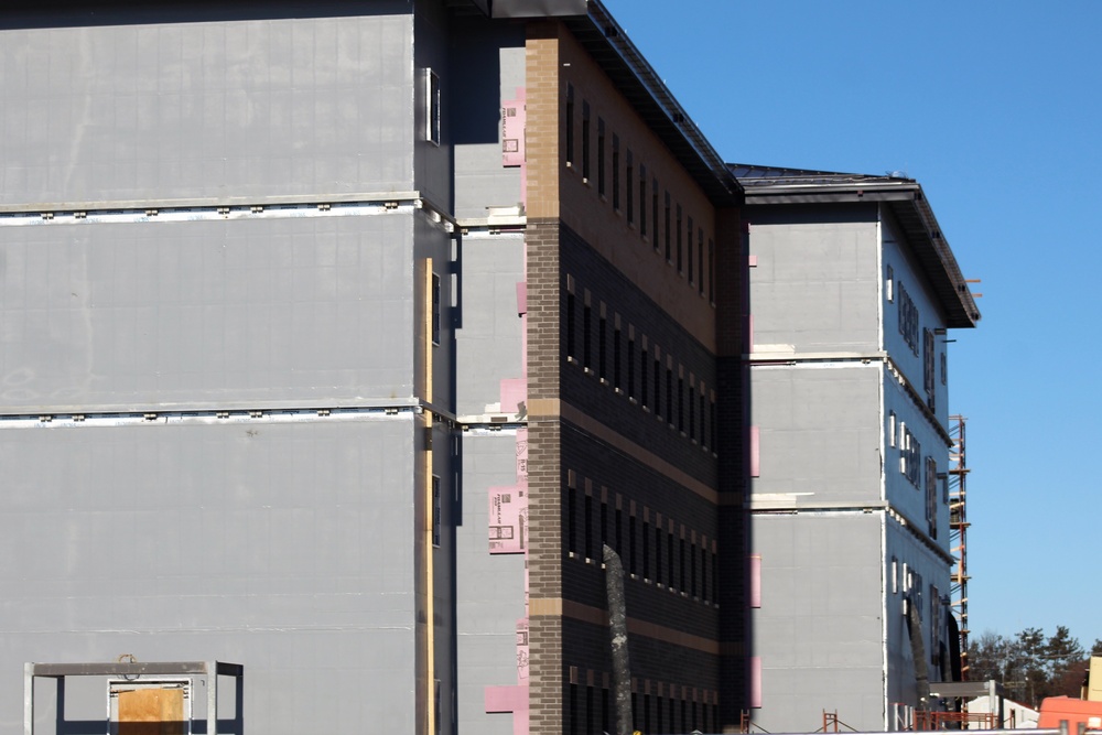 Construction of new, modern barracks building continues at Fort McCoy