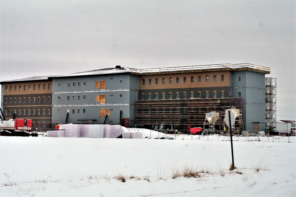 Construction of new, modern barracks building continues at Fort McCoy