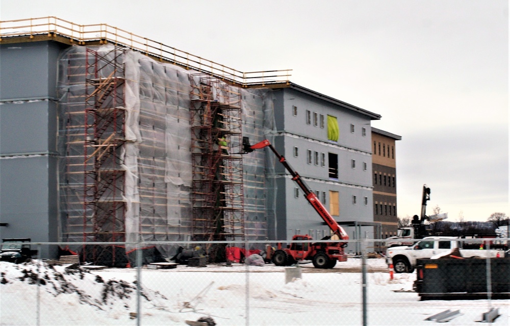 Construction of new, modern barracks building continues at Fort McCoy