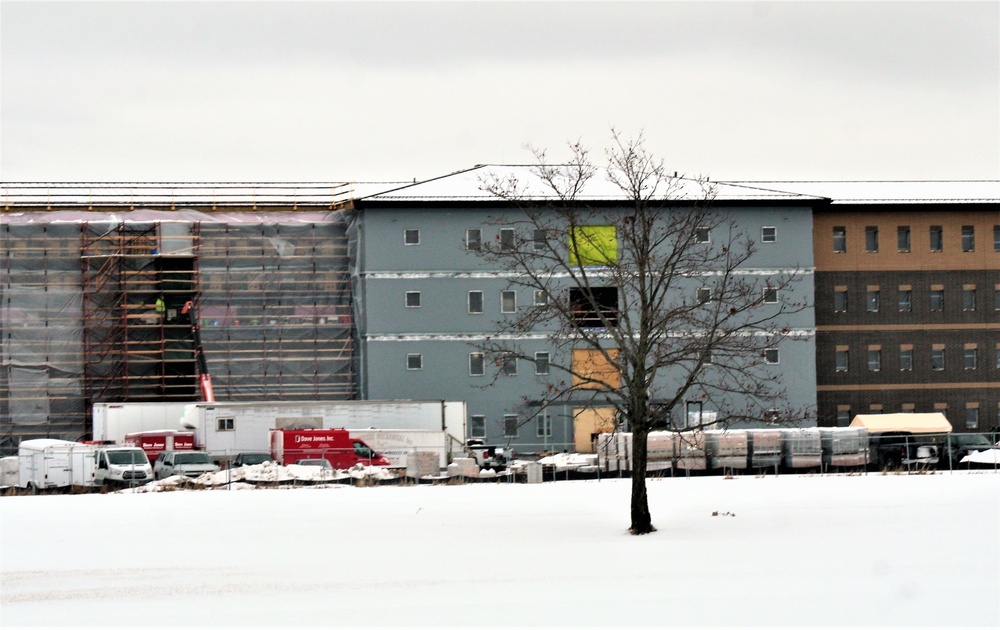 Construction of new, modern barracks building continues at Fort McCoy