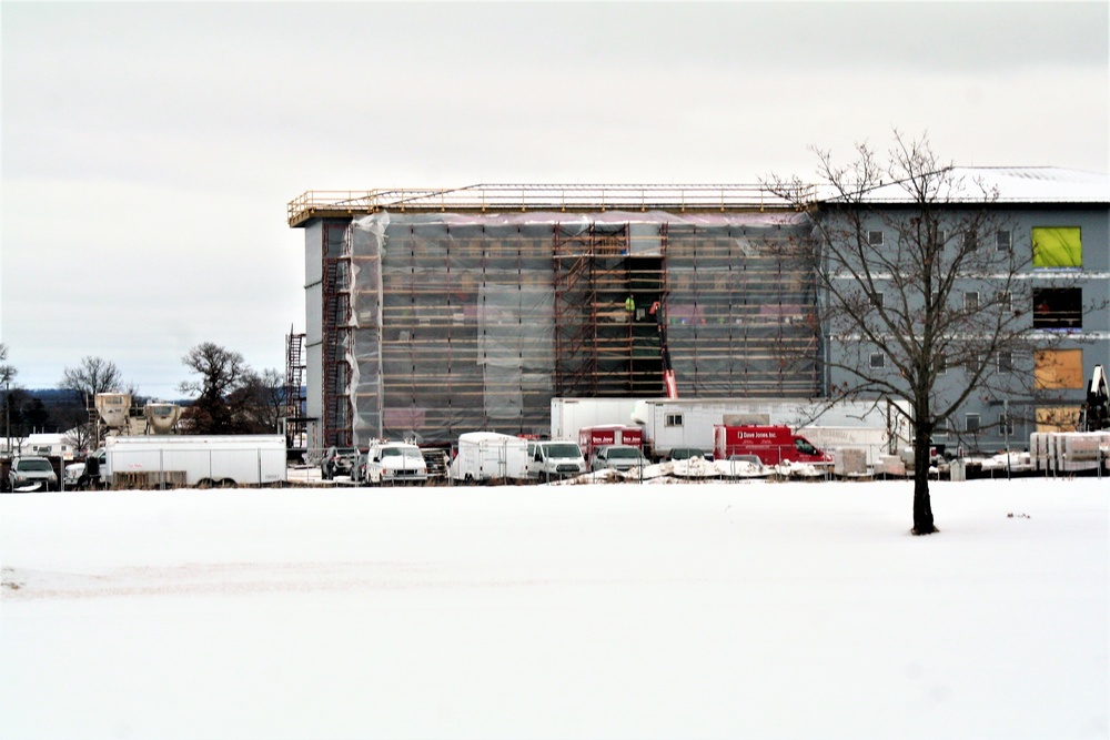 Construction of new, modern barracks building continues at Fort McCoy