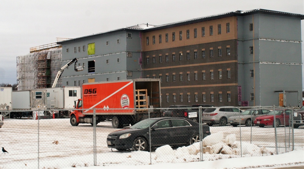 Construction of new, modern barracks building continues at Fort McCoy