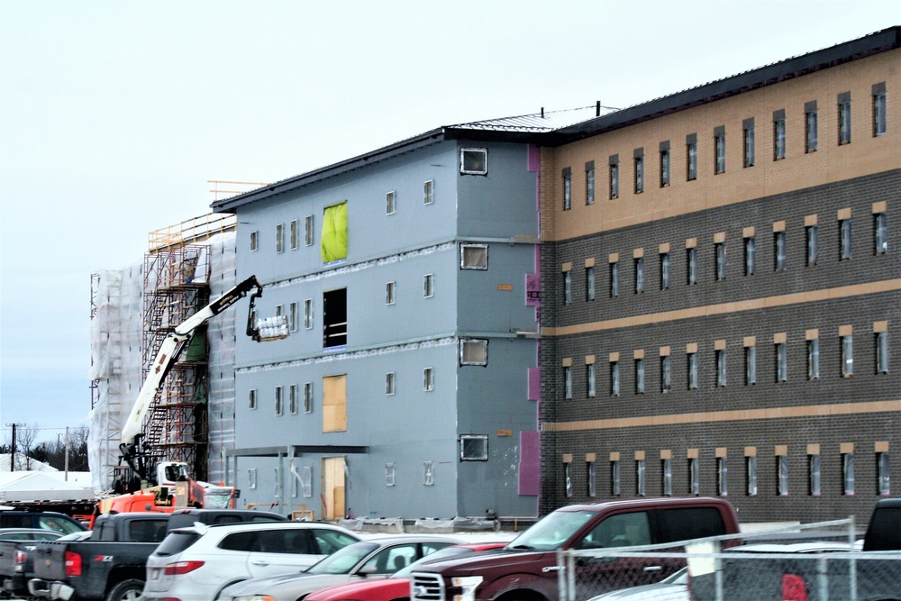 Construction of new, modern barracks building continues at Fort McCoy