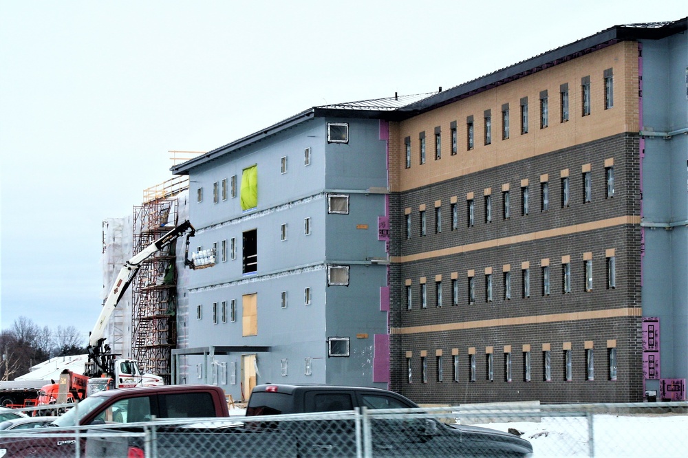 Construction of new, modern barracks building continues at Fort McCoy