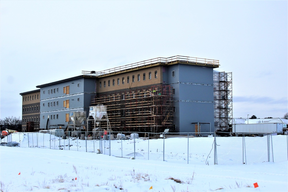 Construction of new, modern barracks building continues at Fort McCoy