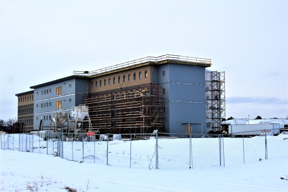 Construction of new, modern barracks building continues at Fort McCoy