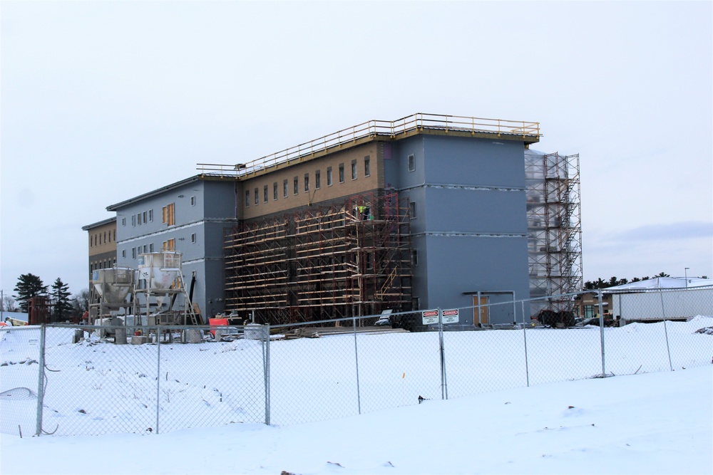 Construction of new, modern barracks building continues at Fort McCoy