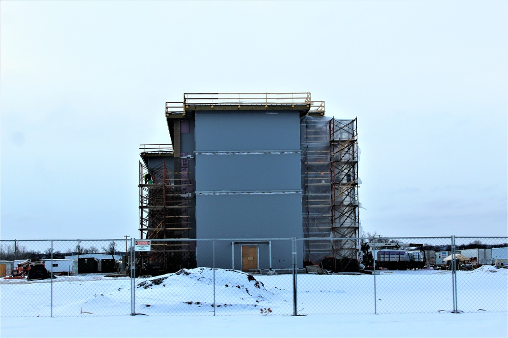 Construction of new, modern barracks building continues at Fort McCoy