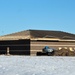 Last of 6 new simulations buildings under construction at Fort McCoy