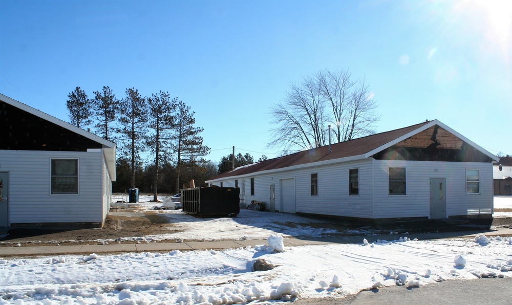 World War II-era buildings receiving upgrades at Fort McCoy
