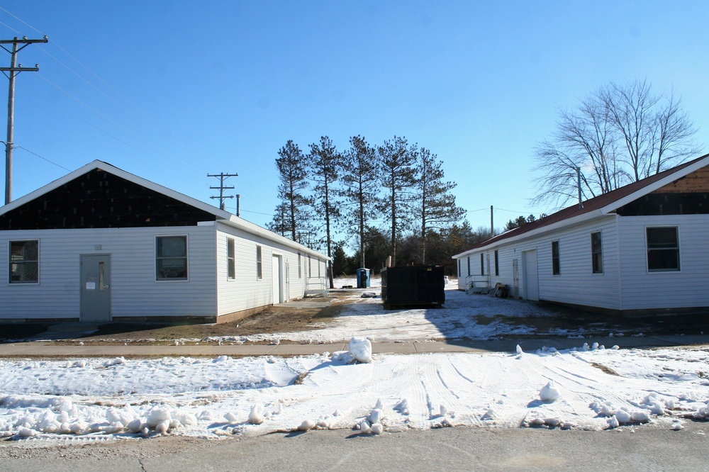 World War II-era buildings receiving upgrades at Fort McCoy