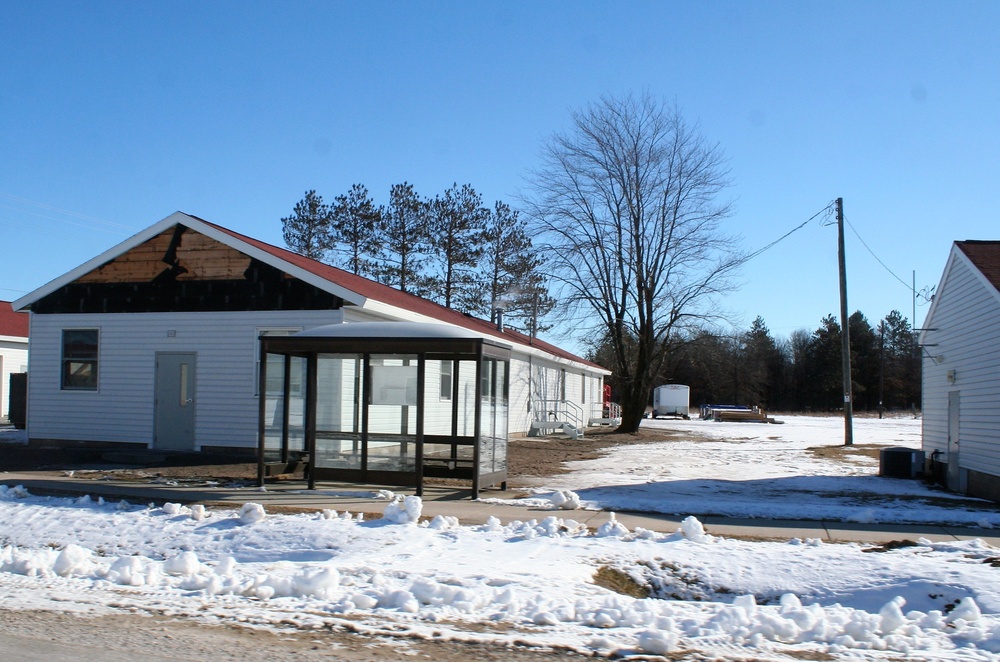 World War II-era buildings receiving upgrades at Fort McCoy