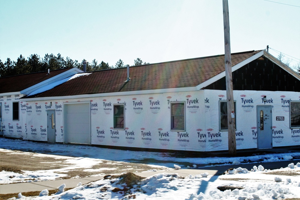 World War II-era buildings receiving upgrades at Fort McCoy