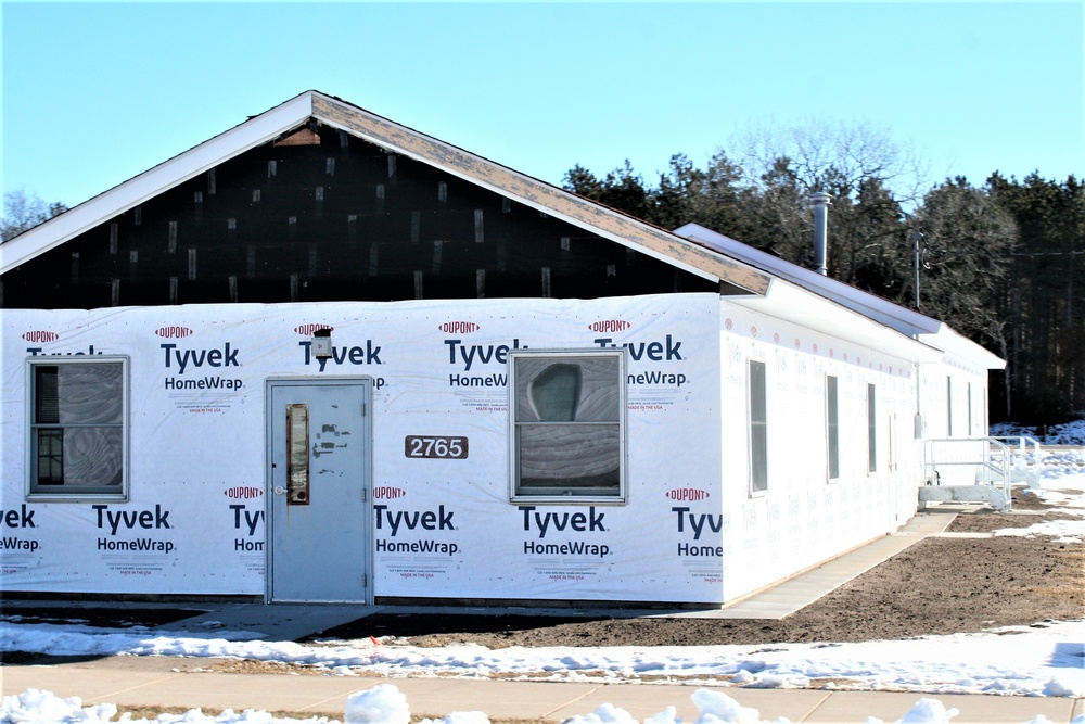 World War II-era buildings receiving upgrades at Fort McCoy