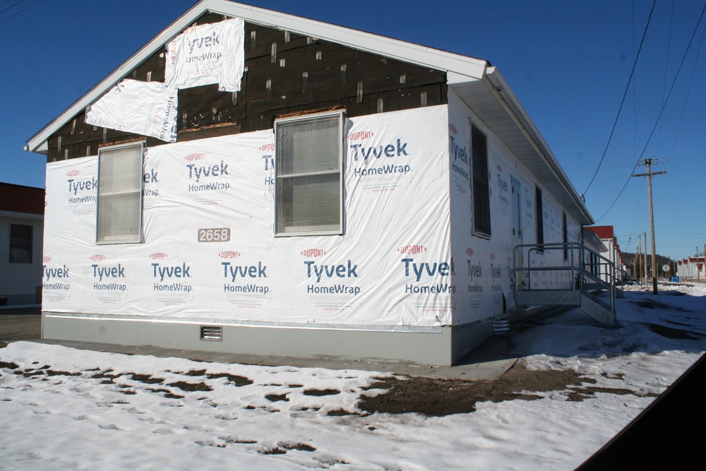 World War II-era buildings receiving upgrades at Fort McCoy