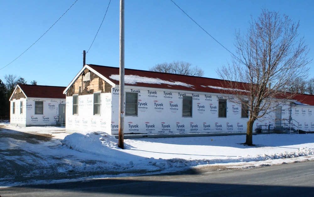World War II-era buildings receiving upgrades at Fort McCoy