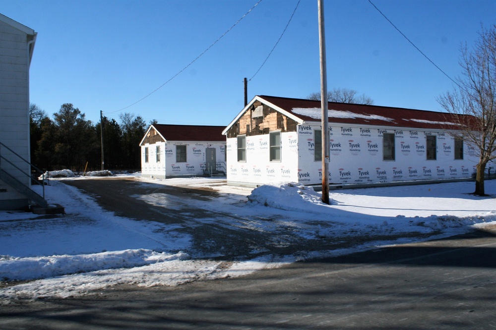 World War II-era buildings receiving upgrades at Fort McCoy