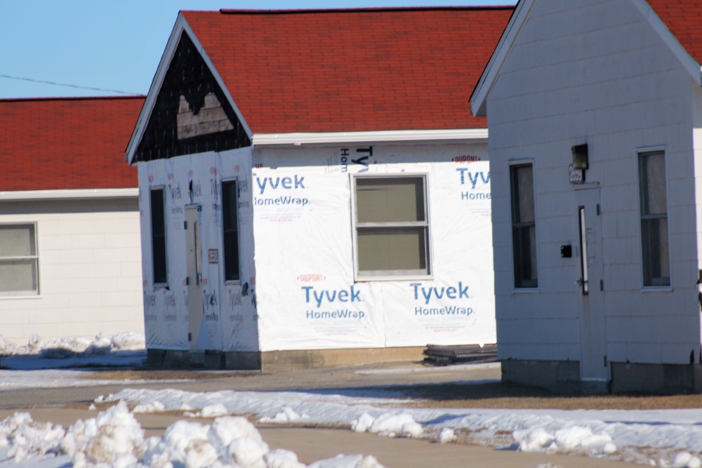 World War II-era buildings receiving upgrades at Fort McCoy