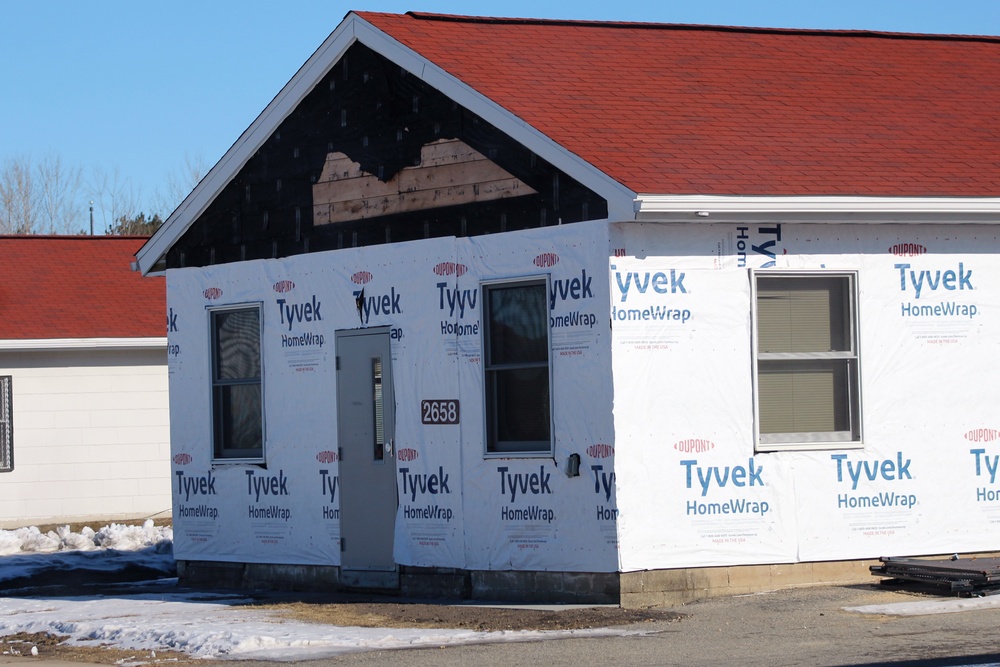 World War II-era buildings receiving upgrades at Fort McCoy