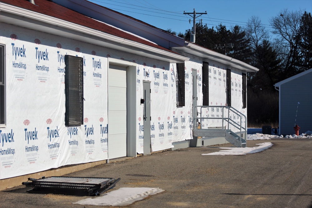 World War II-era buildings receiving upgrades at Fort McCoy