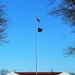 American Flag and Fort McCoy