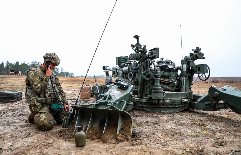 Panther Brigade Artillerymen Prepare For Fire Mission