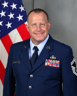 Official portrait of Senior Master Sgt. William S. Burdick
