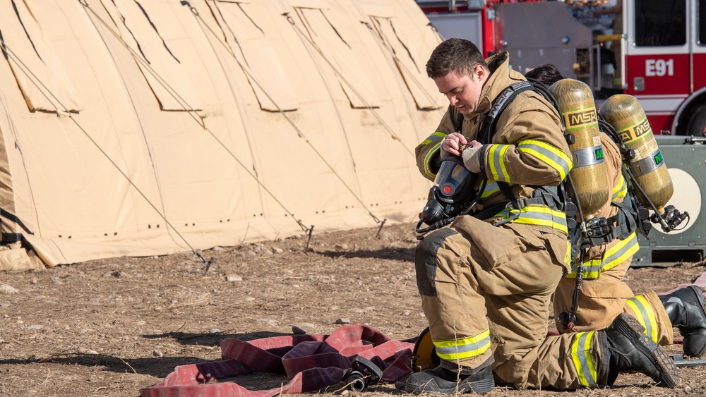 The 124th Civil Engineer's Conduct a Three-Day Exercise