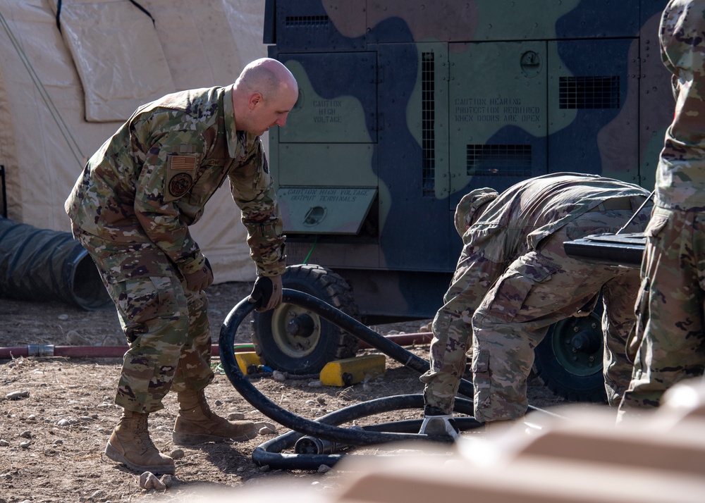 The 124th Civil Engineer's Conduct a Three-Day Exercise