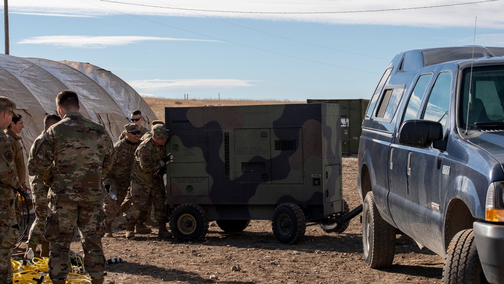 The 124th Civil Engineer's Conduct a Three-Day Exercise