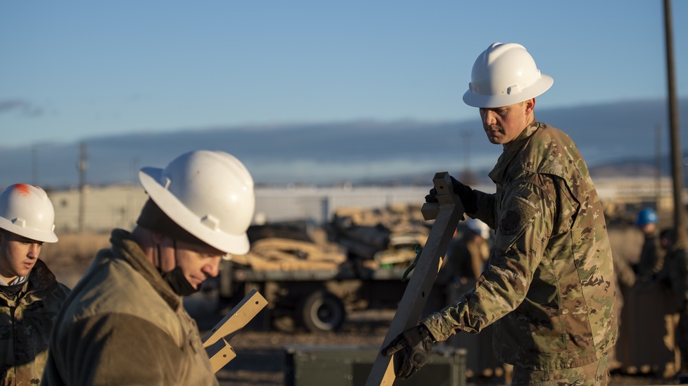 The 124th Civil Engineer's Conduct a Three-Day Exercise