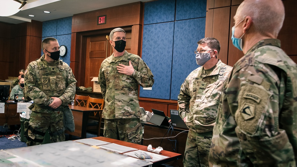 Brig. Gen. Robert Ryan visits Task Force Independence