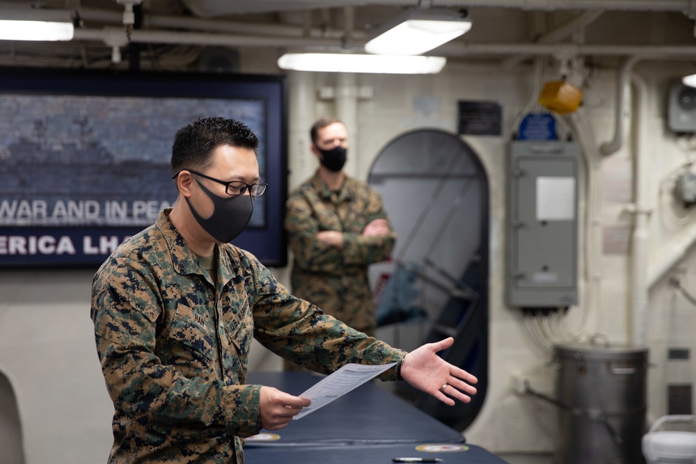 USS America MRE Innovation Challenge