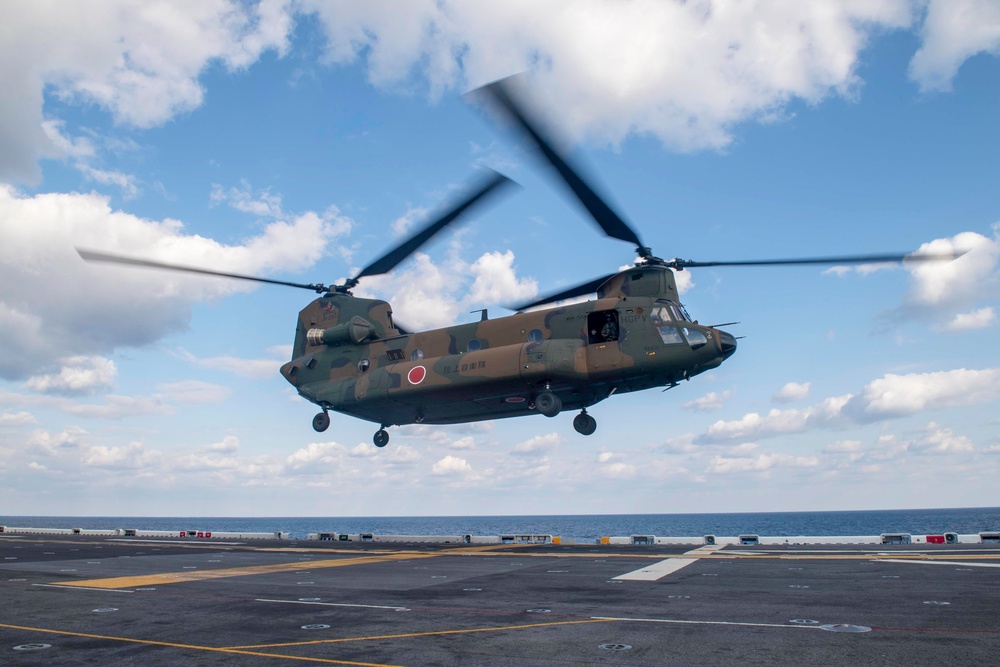 USS America (LHA 6) Conducts Joint Flight Operations