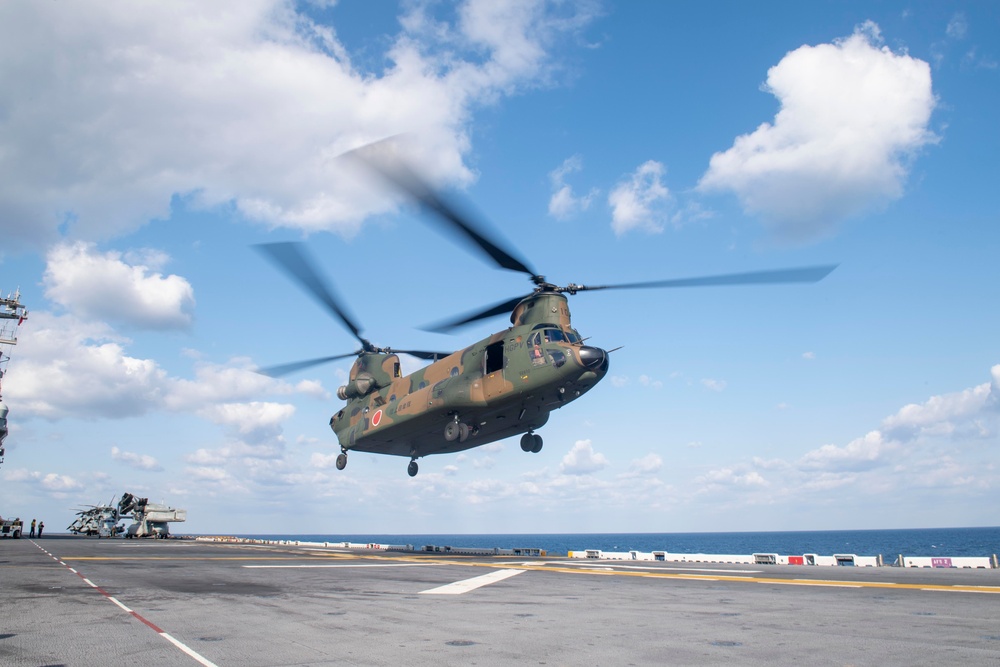 USS America (LHA 6) Conducts Joint Flight Operations