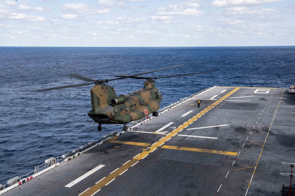 USS America (LHA 6) Conducts Joint Flight Operations