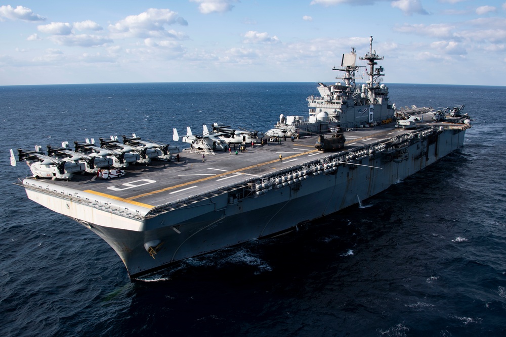 USS America (LHA 6) Conducts Joint Flight Operations