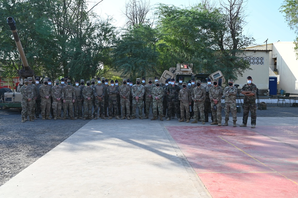 U.S., French forces conduct joint artillery training