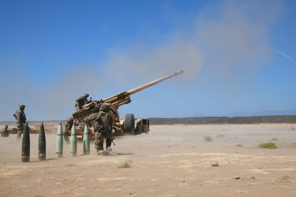 U.S., French forces conduct joint artillery training