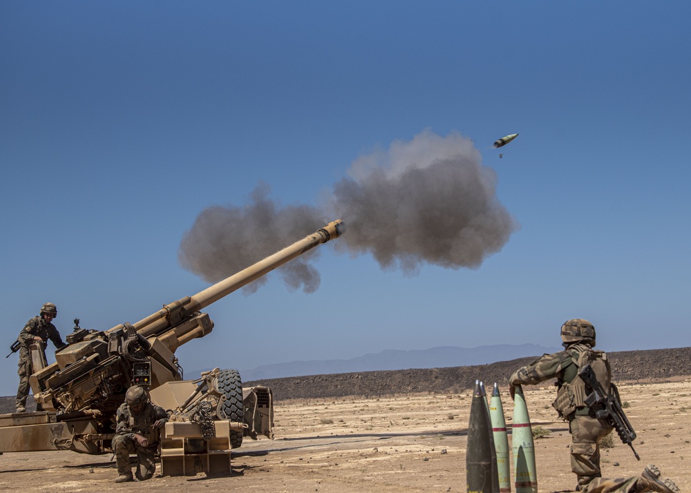 U.S., French forces conduct joint artillery training