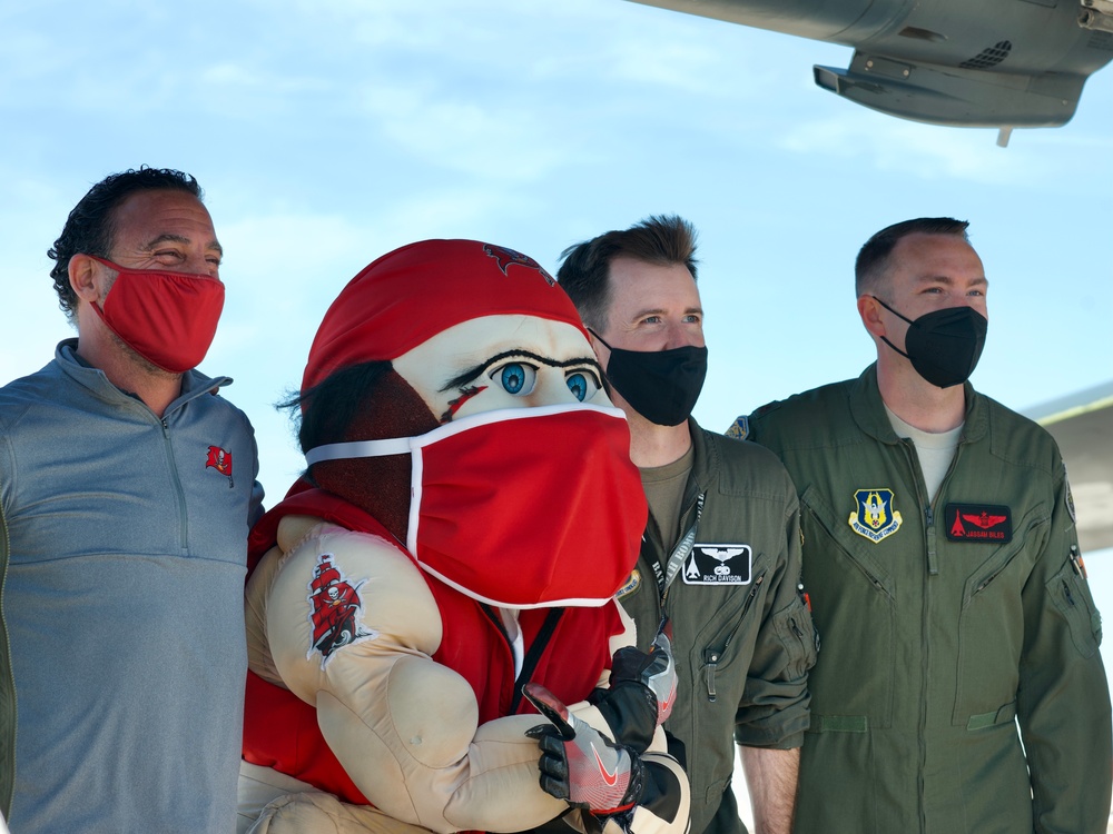 Visitors to the flightline