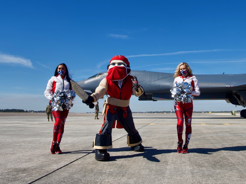 Visitors to the flightline