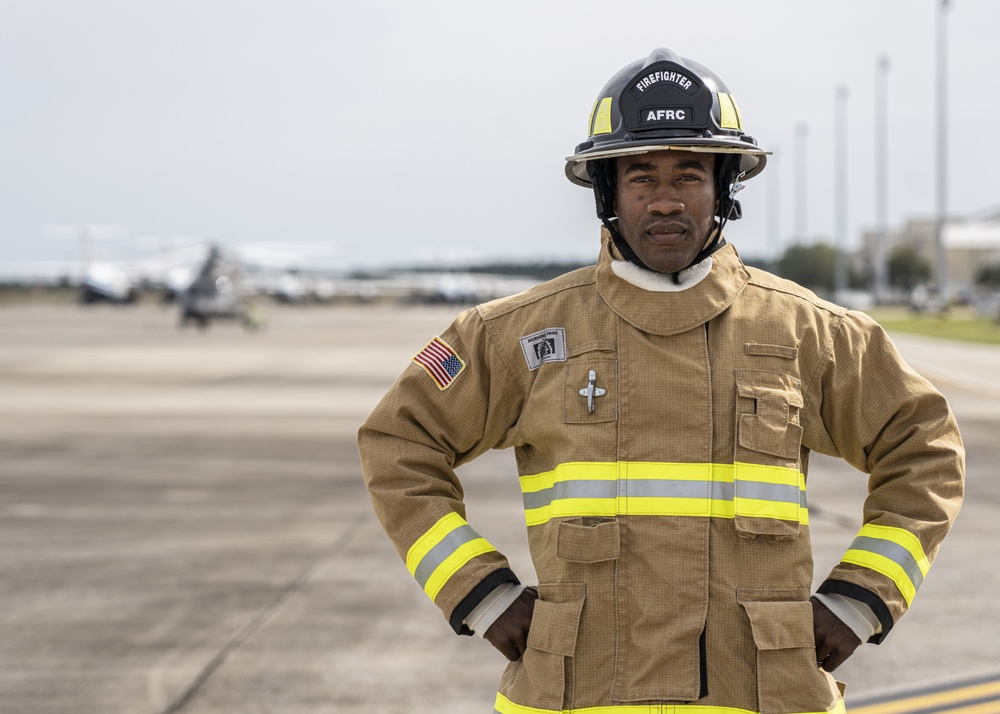 919 SOW Firefighters on the flightline