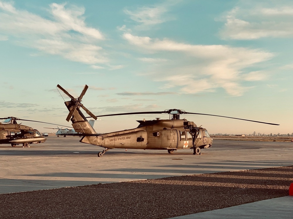 Black Hawk parked