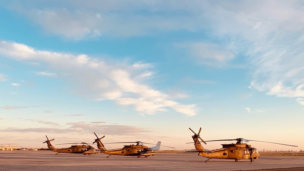 Black Hawk parked