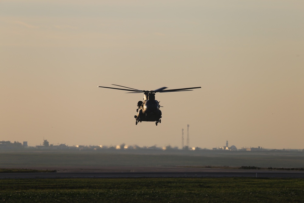 Chinook flight